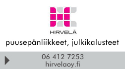 Puusepänliike Hirvelä Oy logo